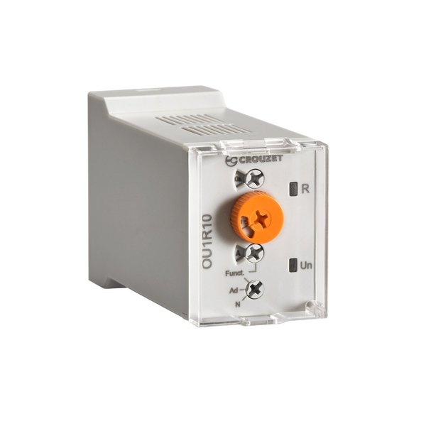 Crouzet Plug-In Timer, Multifunction, Output 1X10A, 12-240 VACdc, 8 Pins OU1R10MV1